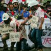 Saham Freeport Diembat, Pemerintah Abaikan Nasib Buruh Mogok Kerja
