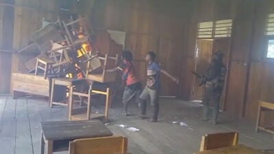 KKB Bakar 12 Gedung Sekolah di Papua Sejak 2023