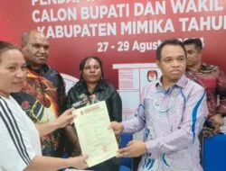 KPU Mimika Pleno Klarifikasi Dukungan Gerindra, Dinyatakan Sah Usung MP3
