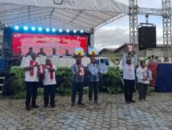 Tiga Pasangan Calon Pilkada Mimika 2024 Cabut Nomor Urut