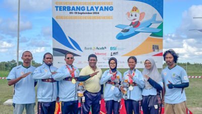 Papua Tengah Sabet Medali Emas dan Perak Cabor Terbang Layang