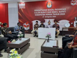 KPU Resmi Tutup Pendaftaran Bakal Calon Pilkada Mimika 2024
