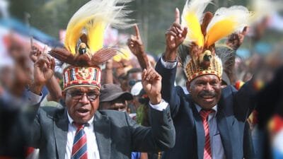 Unggul di Pleno Tingkat Kabupaten, Elvis Tabuni: Mari Sama-sama Bangun Puncak