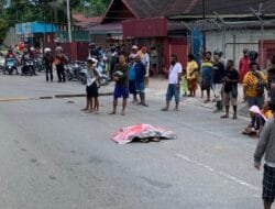 Usai Tabrak Lansia Hingga Tewas, Sopir Truk Amankan Diri ke Polsek Miru