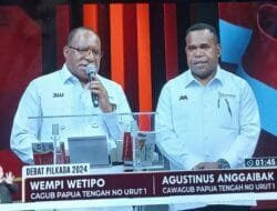 JWW-AA Tampil Memukau di Debat Kedua Pilkada Papua Tengah