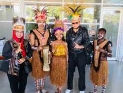 Sultan Kepaksian Sekala Brak Tiba di Timika Hadiri Kampanye Akbar JOEL