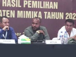 Terkini, Perolehan Suara Pilkada Mimika di Pleno Kabupaten yang Menyisakan Satu Distrik