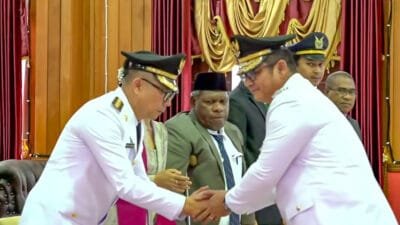 Pj Gubernur Resmi Lantik Yonathan Tangdilintin Jabat Pj Bupati Mimika