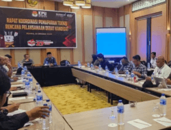 Rakor KPU Mimika, Debat Publik Pertama Disepakati 23 Oktober