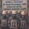IWMD, buruh Freeport korban PHK sepihak tuntut keadilan dan kenang 8 tahun perjuangan