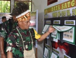 Tim Wasev Kasad apresiasi kemajuan TMMD ke-124 di Mimika
