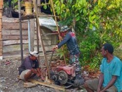 Sumur bor TMMD Mimika: akses air bersih semakin dekat