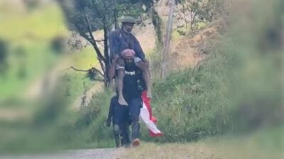 Darurat konflik bersenjata di Gome: Merah Putih jadi simbol perlindungan