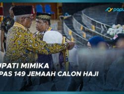 Bupati Mimika lepas 149 jemaah calon haji 2025, termuda 23 tahun