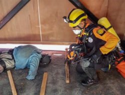 SAR Timika Latihan Pencarian dan Pertolongan di Ruang Terbatas