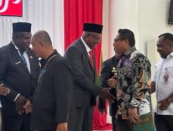 Lantik Pj Sekda Abraham Kateyau, ini pesan penting Bupati Mimika
