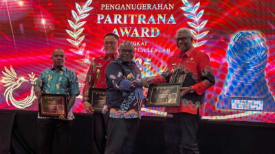 Kembali raih Paritrana Award 2025, Bupati Mimika: kami punya Perda lindungi pegawai dan pekerja
