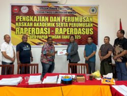 DPR Papua Tengah dan STIH Mimika rumuskan 10 draf Perdasi dan Perdasus