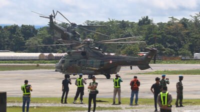 Helikopter TNI AU akan dikerahkan evakuasi korban helikopter jatuh di Mimika