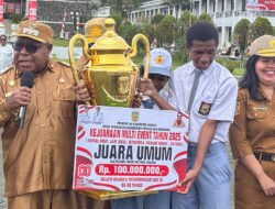 SMA Negeri 1 Mimika Juara Umum Multi Event Disparbudpora
