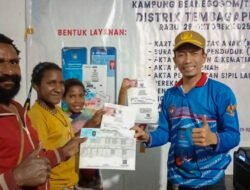 Jempol Adminduk, Disdukcapil Mimika tembus ke pedalaman layani warga