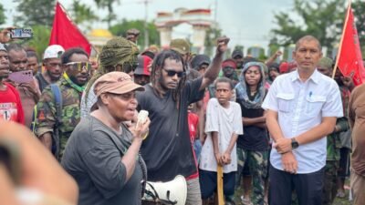 FRP Gelar Aksi Hari HAM di Mimika, 57 Aspirasi Disampaikan ke DPRK