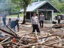Aparat gabungan lanjutkan pembongkaran tenda perang di Kwamki Narama