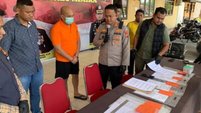 Satreskrim Polres Mimika hentikan pelarian buronan penipu kelas kakap