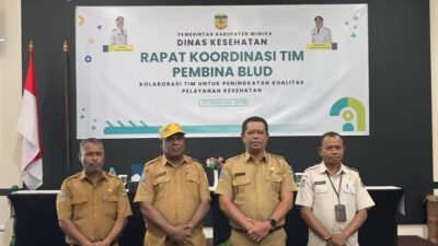 Dinkes Mimika Perkuat Sinergi BLUD, Dorong Tata Kelola Layanan Kesehatan yang Akuntabel
