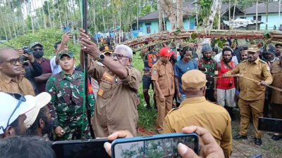 Dua kubuh patah panah, Bupati Mimika: perdamaian harus jadi komitmen