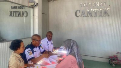 Sidak Toko Emas, DPMPTSP Mimika Temukan Masalah Fiskal hingga Perizinan