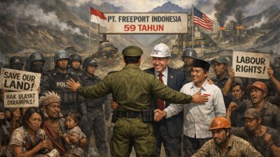 Koalisi HAM Papua: 59 Tahun Negara Lindungi Freeport, Hak Adat dan Buruh Terabaikan