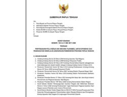 Gubernur Papua Tengah Instruksikan Pola Kerja Kombinasi WFO dan WFH