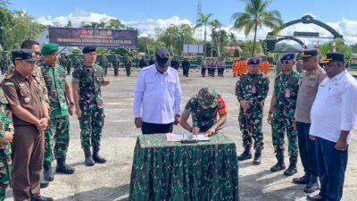 Buka TMMD ke-128, Bupati Mimika: Sinergi yang Sangat Bermanfaat Bagi Masyarakat