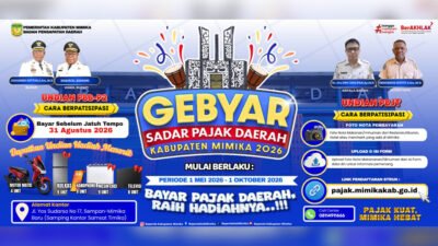Bapenda Mimika Siapkan Empat Motor dan Puluhan Hadiah untuk Wajib Pajak