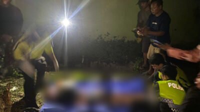 Pengendara Motor Tewas Tabrak Pohon di Mapurujaya
