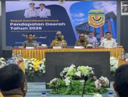 Bapenda Mimika Rakorsus Pendapatan Daerah 2026, Bupati Dorong Kemandirian Fiskal