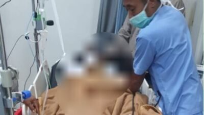 Pengendara Motor di Timika Luka Berat Tabrak Beton Pembatas