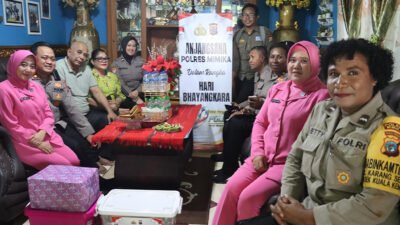 Polres Mimika Gelar Kegiatan Sosial hingga Doa Lintas Agama Sambut Hari Bhayangkara ke-80