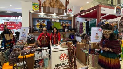 Dekranasda Mimika Bawa Produk Unggulan Papua ke HUT Dekranas ke-46 di Makassar