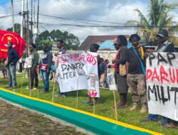 Mahasiswa Soroti Dugaan Krisis Kemanusiaan di Papua Lewat Mimbar Bebas di Timika