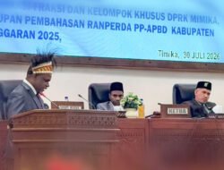 Fraksi Gerindra Ingatkan Rendahnya Realisasi APBD Mimika 2025 Tak Terulang Tahun ini