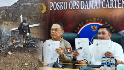 Satgas Damai Cartenz Tetapkan Tujuh Tersangka Pembakaran Pesawat dan Pembunuhan Pilot di Yahukimo