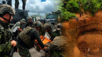TNI Habema Evakuasi Jenazah Korban Penembakan di Yahukimo dari Jurang Sedalam 50 Meter
