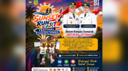 Inovasi Layanan Publik, Disdukcapil Mimika Gelar Sunset Run and Art Festival 2026