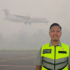 Kabut Asap Karhutla Selimuti Nabire Ganggu Penerbangan Wings Air dari Timika