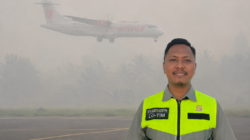 Kabut Asap Karhutla Selimuti Nabire Ganggu Penerbangan Wings Air dari Timika