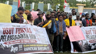 Tolak MBG hingga Usut Pelanggaran HAM, Mahasiswa Mimika Ajukan 27 Tuntutan