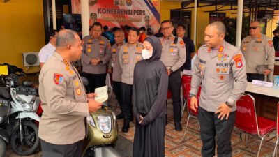 Operasi Sikat Noken Papua Tengah Ungkap 22 Kasus, Motor  Dikembalikan kepada Pemilik
