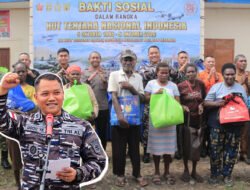 Bakti Sosial di Kampung Nawaripi, Danlanal Timika: Wujud Nyata TNI Kuat Bersama Rakyat